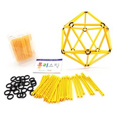 에듀카코리아 폴리스틱 옐로우 30p + 링블록 30p 세트, 1세트