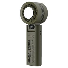 ADAMOUTDOOR 隨身掛繩機能冰鎮風扇, ADFN-HTF500-GR, 綠色
