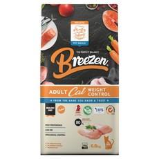 브리젠 고양이 홀리스틱 어덜트 웨이트컨트롤 사료 닭, 6.8kg, 1개, 다이어트(체중관리)
