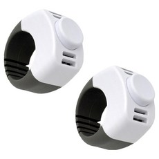 doongdoongpet 寵物訓練用品 戒指型響片, 2個, 白色