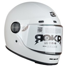 제이피엑스 ROKR 풀페이스 바이크 오토바이 헬멧, 유광화이트