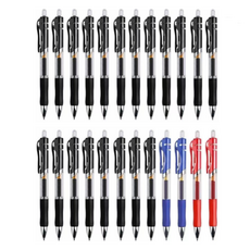 特奇特奇 3色原子筆組 0.5mm, 1套, 紅色 + 藍色 + 黑色