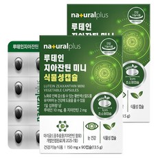 내츄럴플러스 루테인 지아잔틴 미니 식물성캡슐 13.5g, 90정, 2개