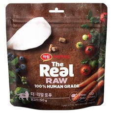 하림펫푸드 키튼 캣 더리얼 로우 동결건조 사료, 닭, 50g, 1개 닭, 50g, 1개