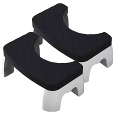 Real Picky防滑廁所椅 2入, 黑色