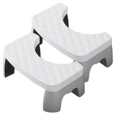 Real Picky防滑廁所椅 2入, 白色