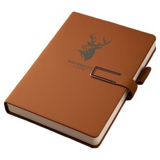 Higher Deco 防水皮革筆記本手冊日記本 160p, 1個, 棕色