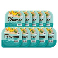 듀먼 전연령 강아지 오리지널 화식사료 용기형 (냉동), 50g, 10개, 명태+채소 50g, 10개, 명태+채소