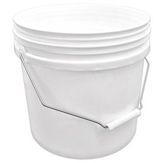 World Clean 開放式手把圓形垃圾桶 12L, 白色