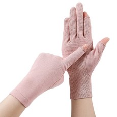 Feelwave 女士騎行手指手套 雙手組, 1套, 粉紅色