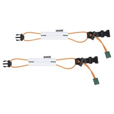 ISE MOUNT 小島嶼山 FEELWAVE 跑步騎行夜間反光帶, 2個, 橘色