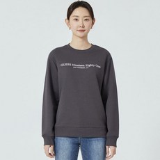 GUESS 男女通用厚實毛圈長版字母大學T MO3K9443