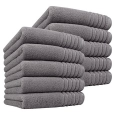 Songwol 松月 Pillaline 40 毛巾 190g 精梳棉, 10個, 灰色