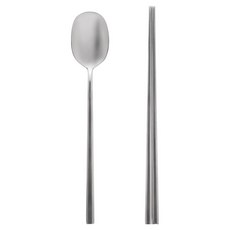 KOSTICK J Table 頂級316不鏽鋼 The Sweet 單人餐具組, 銀色, 1套, 湯匙 + 筷子