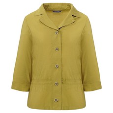 Olivia Hassler 女款基本領腰部抽繩人造絲襯衫 OHCFBL107