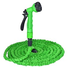 7種模式可伸縮噴水魔術水管 30m, 綠色, 1個