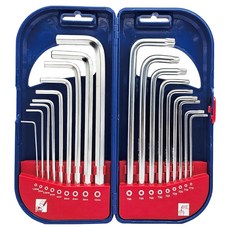 WORKPRO L型扳手 六角9件組 + 星型9件組 長版套組 WP222098, 1套