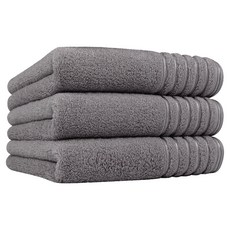 Songwol 松月 HOTEL COLLECTION 松月 Fila-line 40支毛巾 190g 精梳棉, 3個, 灰色