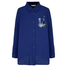 Crocodile 鱷魚 LADY單點設計翻領罩衫 CLCFBL112