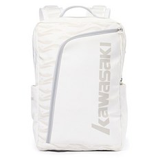 kawasaki 川崎 羽球大容量後背包 K1G00-C8238, 白色, 1個