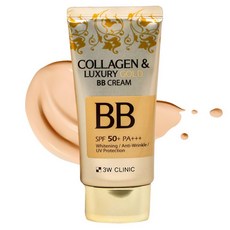 3W CLINIC 膠原蛋白奢華黃金BB霜 SPF50+ PA+++, 1個, 50ml, 單一顏色