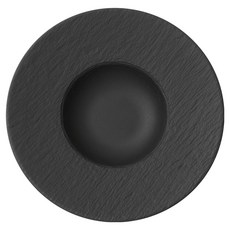 매뉴팩처락 파스타접시 28 x 28 x 5.2 cm, 블랙, 1개