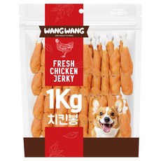 왕왕 강아지 프리미엄 치킨봉 대용량 간식