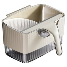 Signpost 刮板 刮刀 廚房用垃圾桶, 純白色