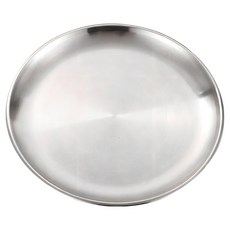 收納部屋 304不鏽鋼餐盤, 1個, 銀色