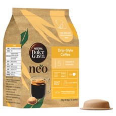 NESCAFE 雀巢咖啡 Dolce Gusto 多趣酷思 NEO 手沖風格膠囊咖啡, 6.5g, 12入, 1個
