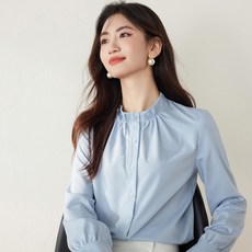 POPLARNC 女士 Mots 素色長袖襯衫 P25FBL080606