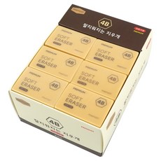 핑크풋 잘지워지는 4B 지우개, 24개