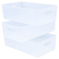 休斯河多用途儲物收納籃, 3個, 半透明