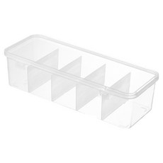 前程似錦 隔板電線整理盒 電線收納多功能盒, 1個, 透明