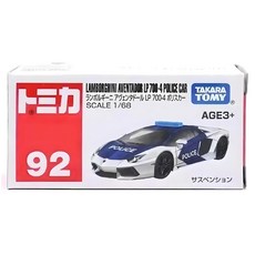 TOMICA No.92 亞版 藍寶堅尼警車模型 Aventador LP 700-4 993698, 1個