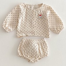 STARDOOR 兔子圓點上下裝套組