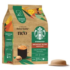 STARBUCKS 星巴克 Neo 早餐綜合美式膠囊咖啡, 12入, 1個, 7.7g