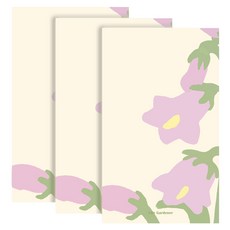 PAPERIAN Lifeguardener 便條紙, 3個, 100張, 風鈴草