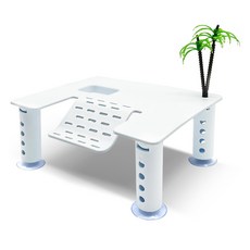 NOMOY PET 烏龜水陸龜島遊樂場 白色 AT-NF06T, 1個, 110g