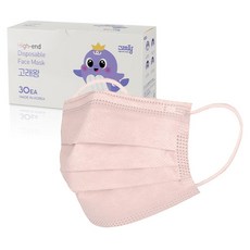 WHALE MASK 超細纖維鯨魚王口罩 特大, 30件, 1個, 桃子