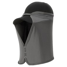 Dajeongdagam 防曬護頸 棒球帽專用遮陽罩, 深灰色