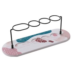 Thumbs Mine 托盤牙刷架 30 x 10 cm, 粉紅色, 1個