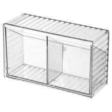 BenF Home 免鑽孔黏貼式收納盒, 1個, 透明