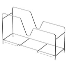 好拾選物 不鏽鋼鍋具收納架/廚房置鍋具架, 1個, 1層, 不鏽鋼色