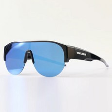 Bentless運動偏光變色護目鏡+鏡片組, 1組, 藍色(護目鏡)+黑色(鏡片)