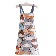 赫賽 輕便透氣多用途廚房圍裙, 1個, 圖案A