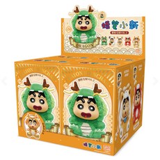 LDCX 靈動創想 蠟筆小新搪膠絨毛玩偶 VOL.2 款式隨機不重複, 4個