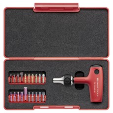 PB SWISS TOOLS 棘輪T型手柄螺絲起子起子頭組 1255MR-80-Set, 1套