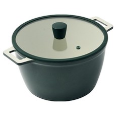 Modern House La Forêt 電磁爐適用抗菌陶瓷塗層雙耳鍋, 1個, 混合色, 24cm