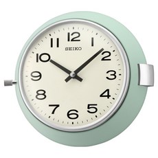 세이코 벽시계 QXA761M, 민트 + 아이보리